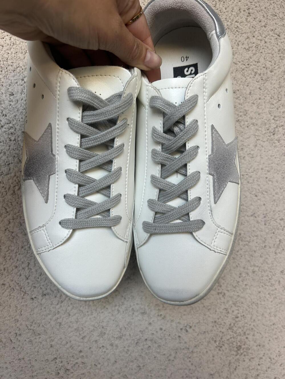 Golden Goose Superstar Sneakers 40 White GGDB SSTAR Mens 7 Womens 9 - Picture 4 of 8